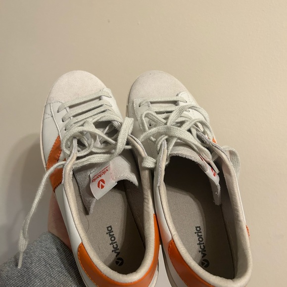 Victoria Berlin Suede / Leather Peach Sneaker 37 - Picture 5 of 8